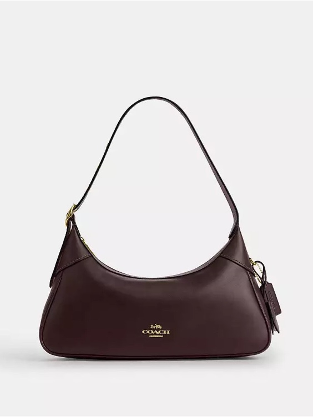 Coach Ella Small Shoulder Bag in espresso brown